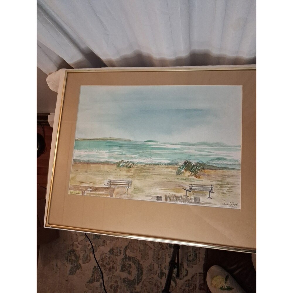 Framed Watercolor By David Mrey